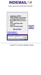 Mobile Screenshot of indiemail.com